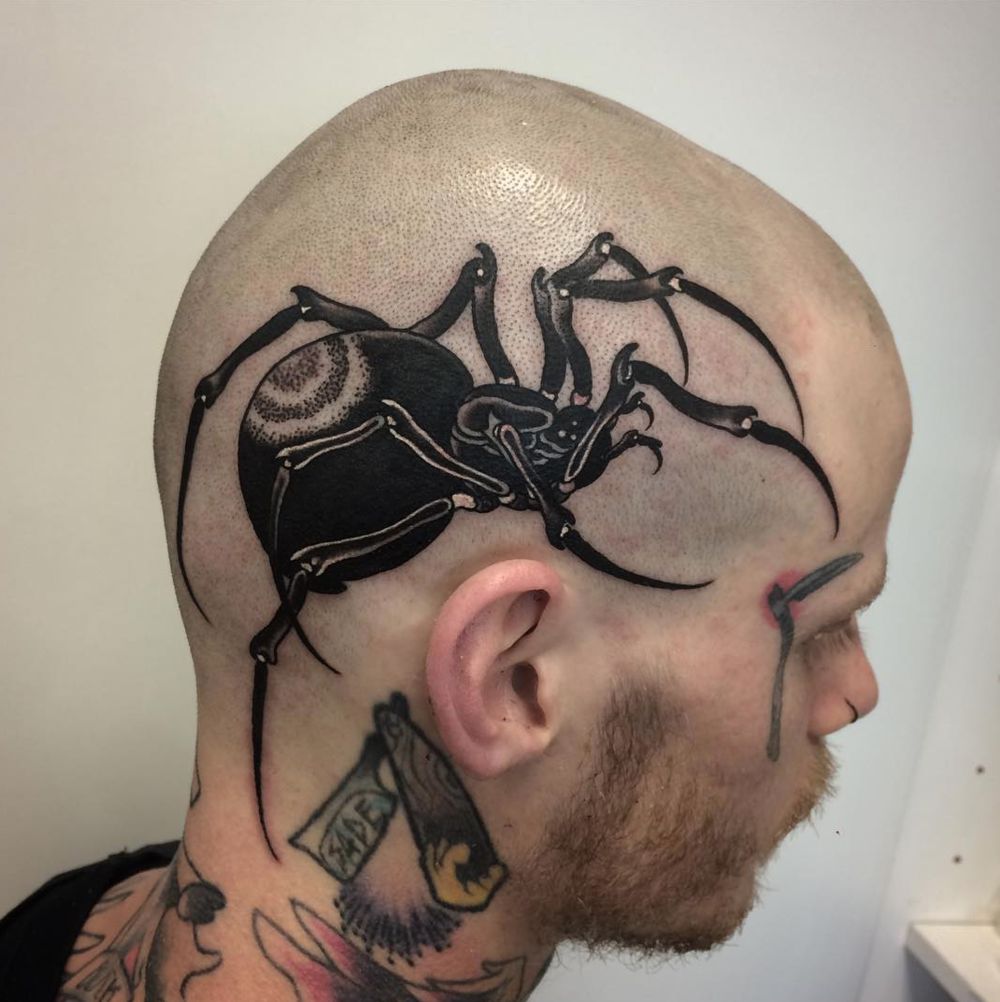 Татуировки 3d на голове