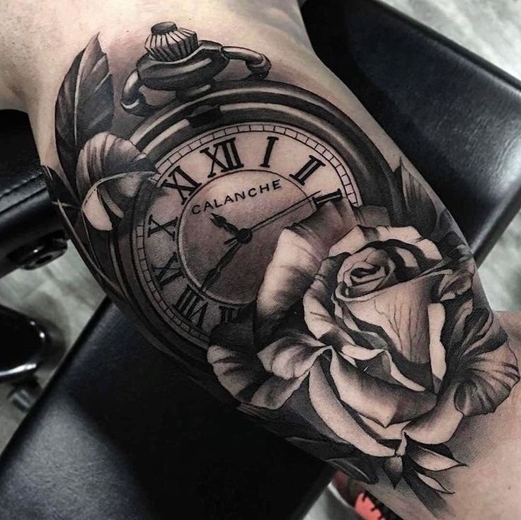 Роза и часы