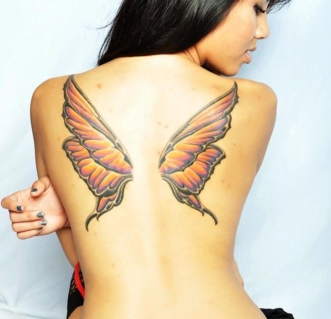 Крылья - бабочки.