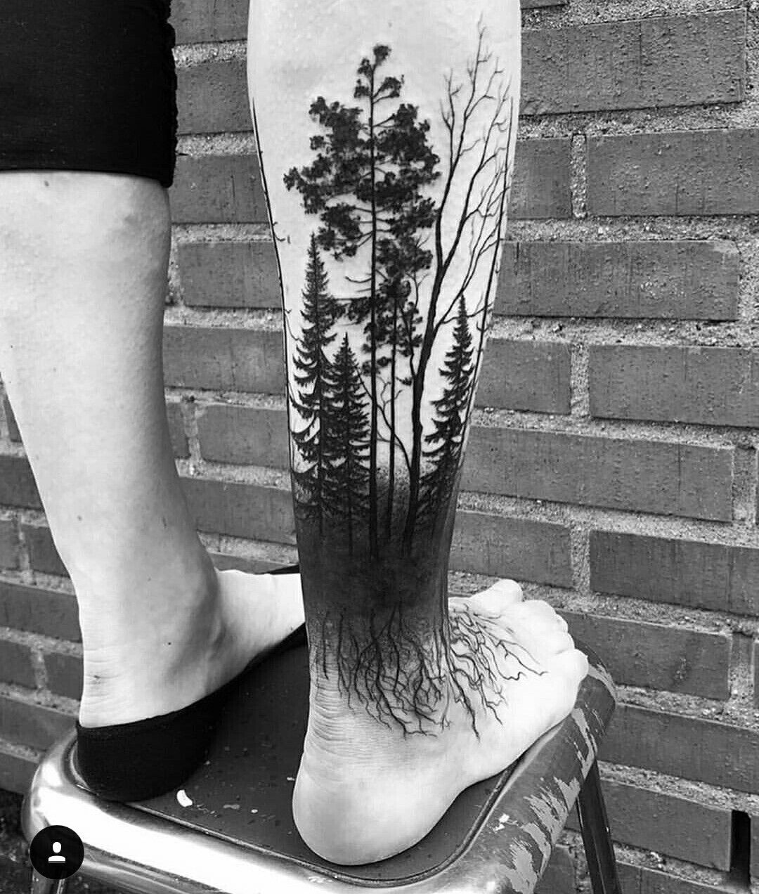 Эскизы татуировок на ногу