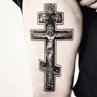 татуировка православный крест картинки | Дзен